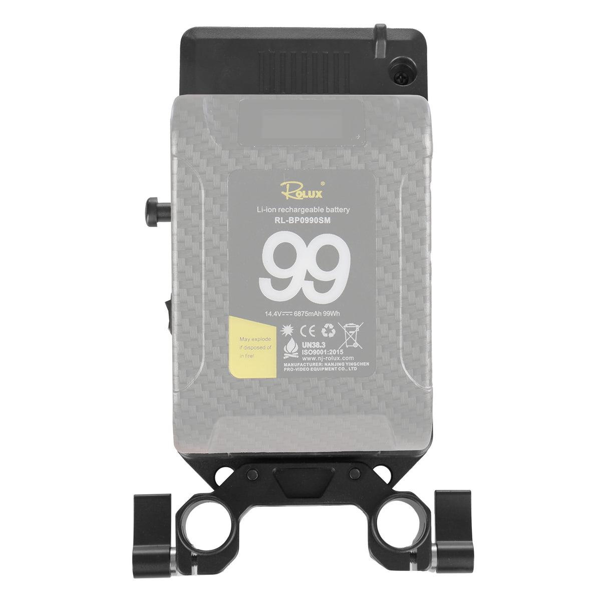 Rolux Plaque de Batterie V-Mount RL-VFU3