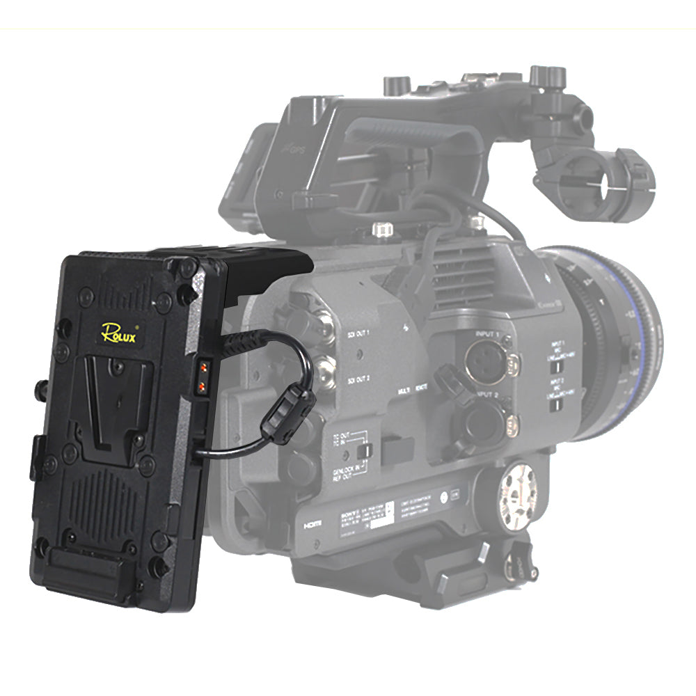 Rolux V-Mount Support Batterie RL-GDX9 pour Sony FX9 — 2