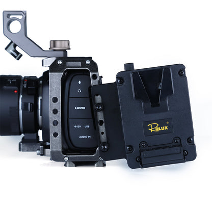 Rolux Mini V-Mount Plaque de Batterie RL-AC12S — 2