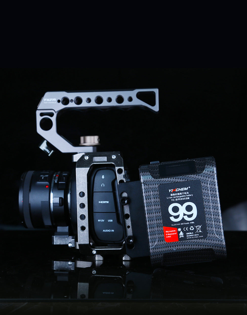Rolux Mini V-Mount Plaque de Batterie RL-AC12S — 3