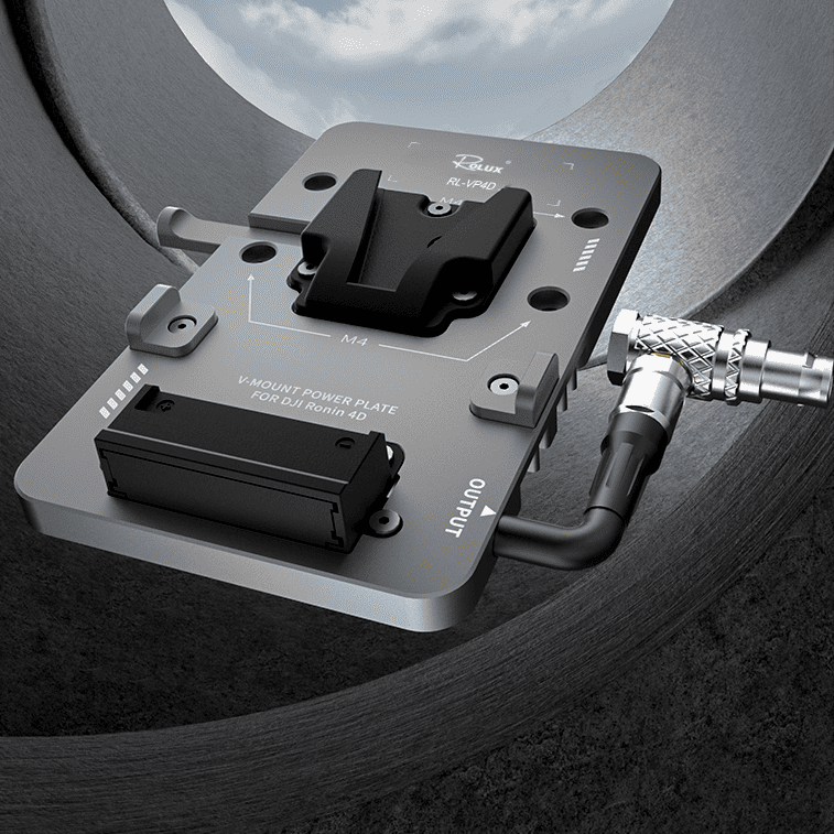 Rolux Plaque de Batterie V-Mount RL-VP4D pour DJI Ronin 4D — 6