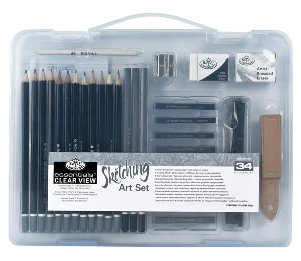 R&L Clear Case Sketching Set