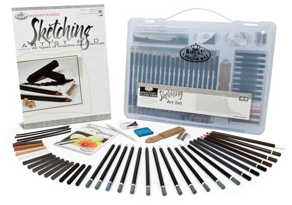 R&L Clear Case Sketching Set