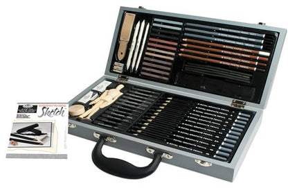 Royal & Langnickel Deluxe Sketching Box Set 2000 - 58 Pack