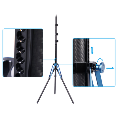 Sirui Trépied en Carbone DK18 Suspension Pneumatique 1,8m — 8