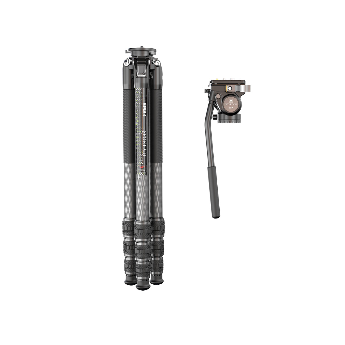 Sirui Trépied en carbone Sportich SP124+B5X — 8