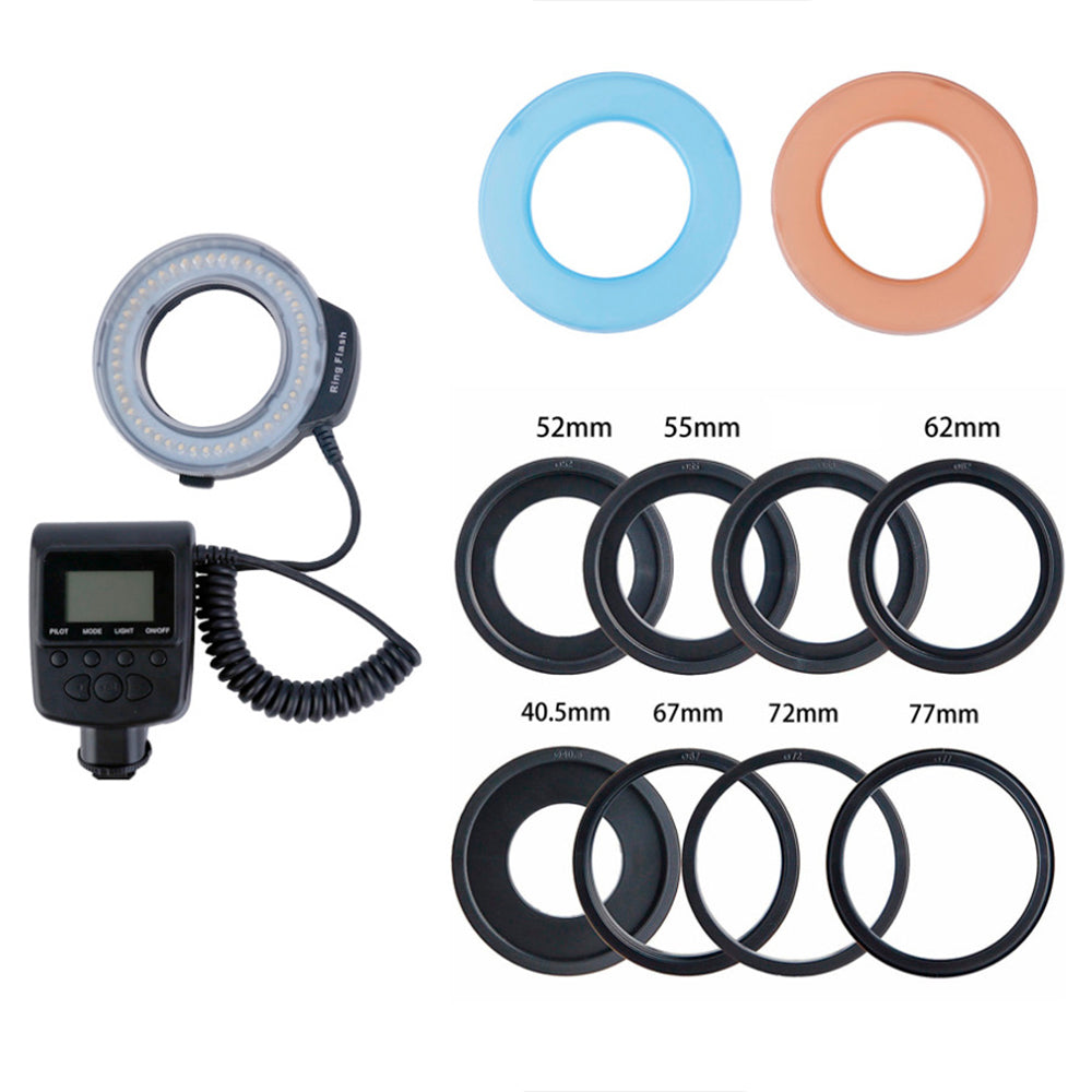 StudioKing Macro lampe annulaire LED avec flash RL-130 — 5