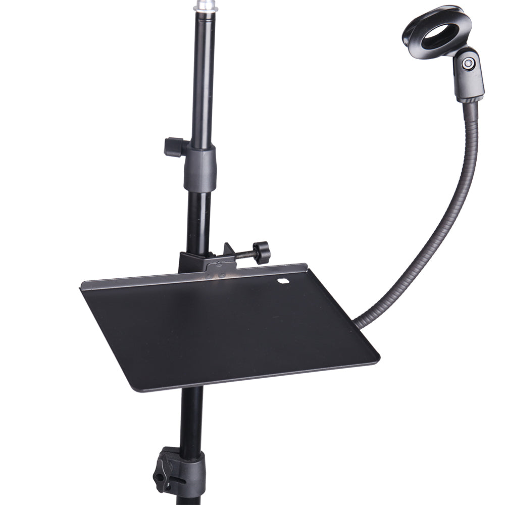 StudioKing LED Vlog Set SK-K190 avec lampe circulaire et support de microphone — 6