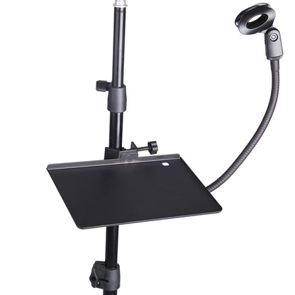 StudioKing LED Vlog Set SK-K190 avec lampe circulaire et support de microphone — 6