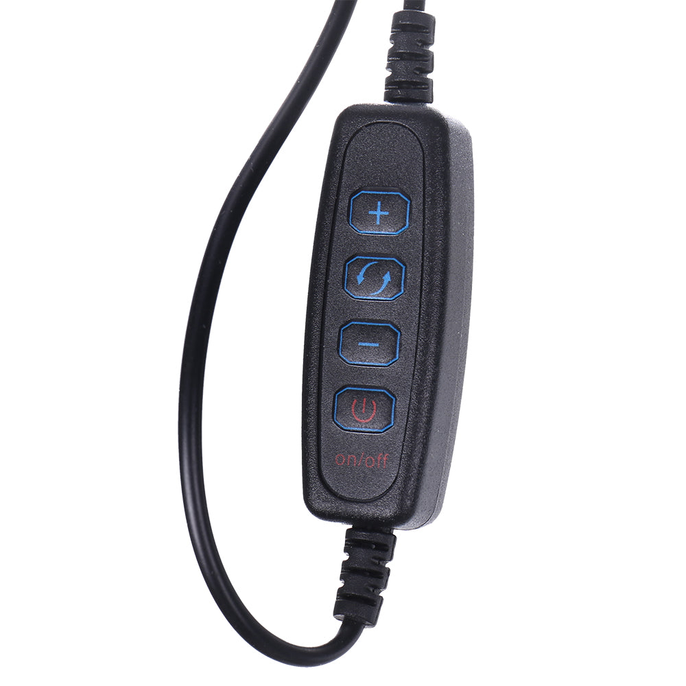 StudioKing LED Vlog Set SK-K190 avec lampe circulaire et support de microphone — 7