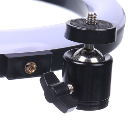 StudioKing LED Vlog Set SK-K190 avec lampe circulaire et support de microphone — 8