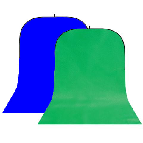 StudioKing Panneau de Fond BBT-10-07 Vert/Bleu 400x150 cm