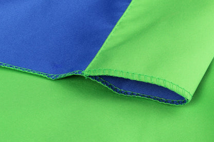 StudioKing Tissu de fond 2,7x5 m Bleu/Vert
