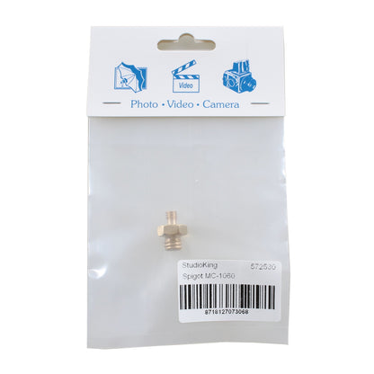 StudioKing Spigot Adaptateur MC-1060 1/4" Mâle 3/8" Mâle — 3