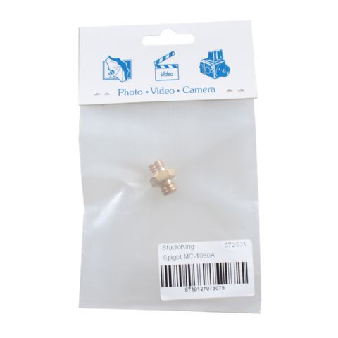 StudioKing Spigot Adaptateur MC-1060A 3/8" Mâle 3/8" Mâle — 3