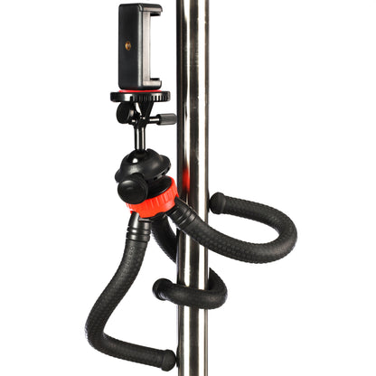 StudioKing Trépied de Table Flexible FTR-18 avec Adaptateur pour Smartphone — 3