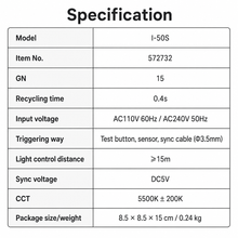 StudioKing Flash Esclave I-50S E27 50Ws — 4