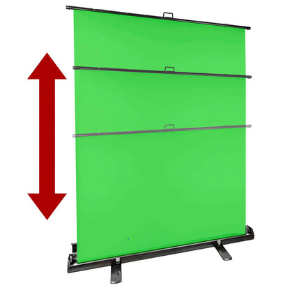 StudioKing Écran Vert Enroulable FB-150200FG 150x200 cm Chroma Vert