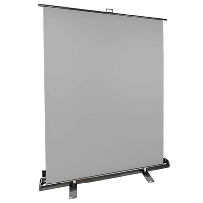 StudioKing Écran de Fond Enroulable FB-150200FGR 150x200 cm Gris