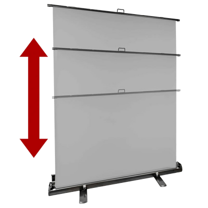 StudioKing Écran de Fond Enroulable FB-150200FGR 150x200 cm Gris — 2