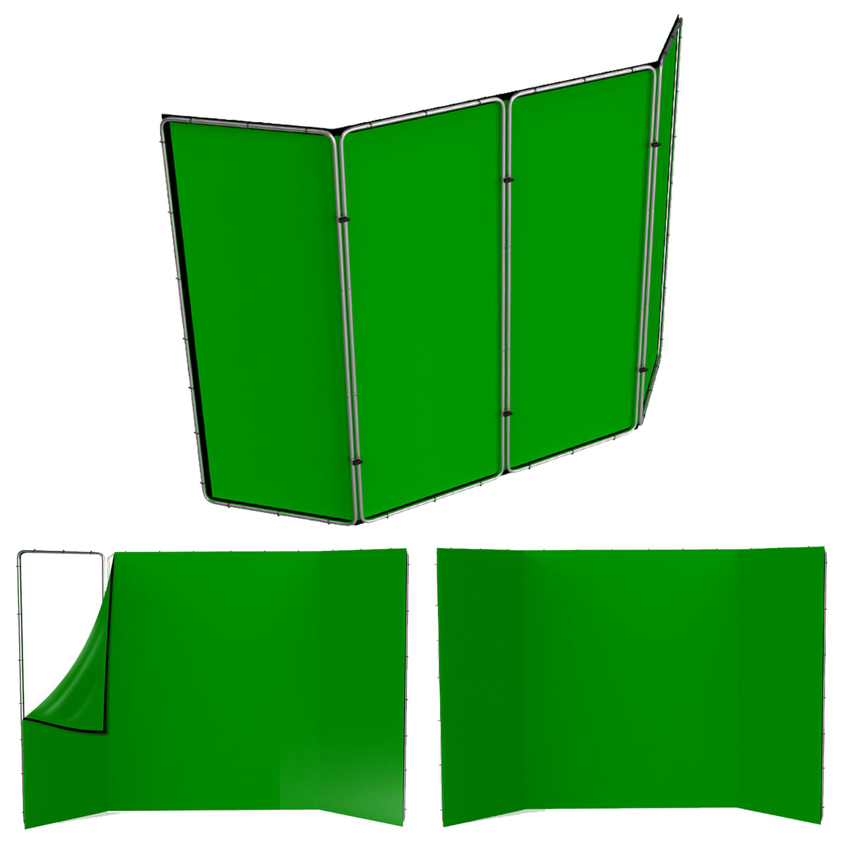 StudioKing Fond d'Écran Panoramique Green Screen FSF-240400PT 240x400 cm — 2