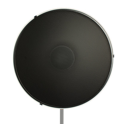 StudioKing Beauty Dish Blanc SK-BD550W 55 cm avec Grille en Nid d'Abeilles — 3