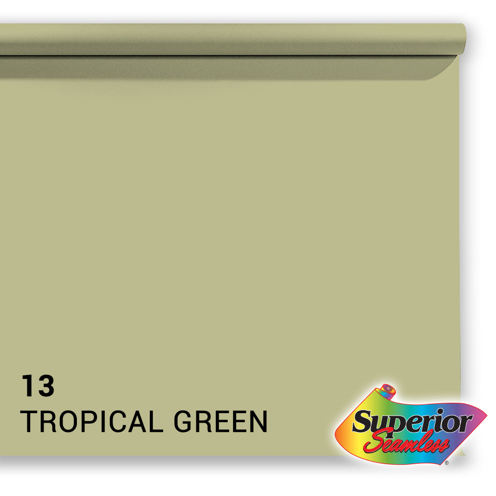 Superior Papier de Fond 13 Tropical Green 1,35 x 11m