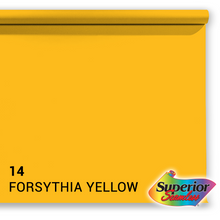 Superior Papier de Fond 14 Forsythia Jaune 1,35 x 11m