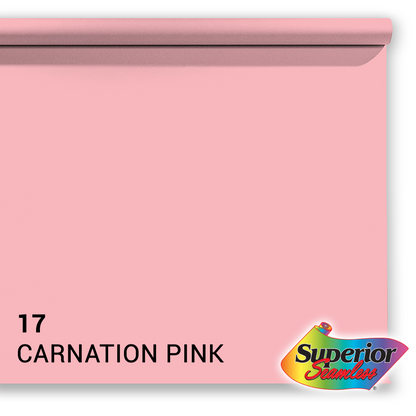 Superior Papier de Fond 17 Carnation Pink 1,35 x 11m