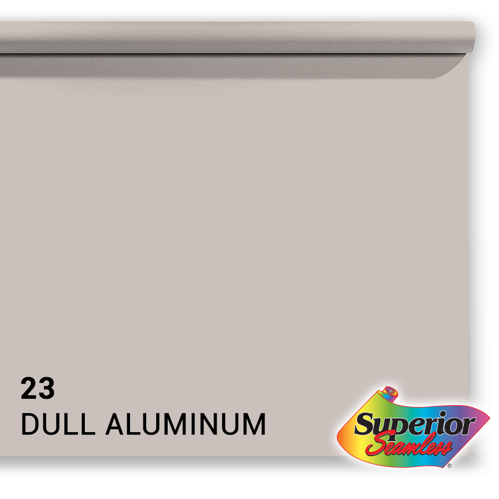 Superior Papier de Fond 23 Dull Aluminum 1,35 x 11m