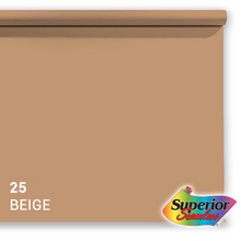 Superior Papier de Fond 25 Beige 1,35 x 11m