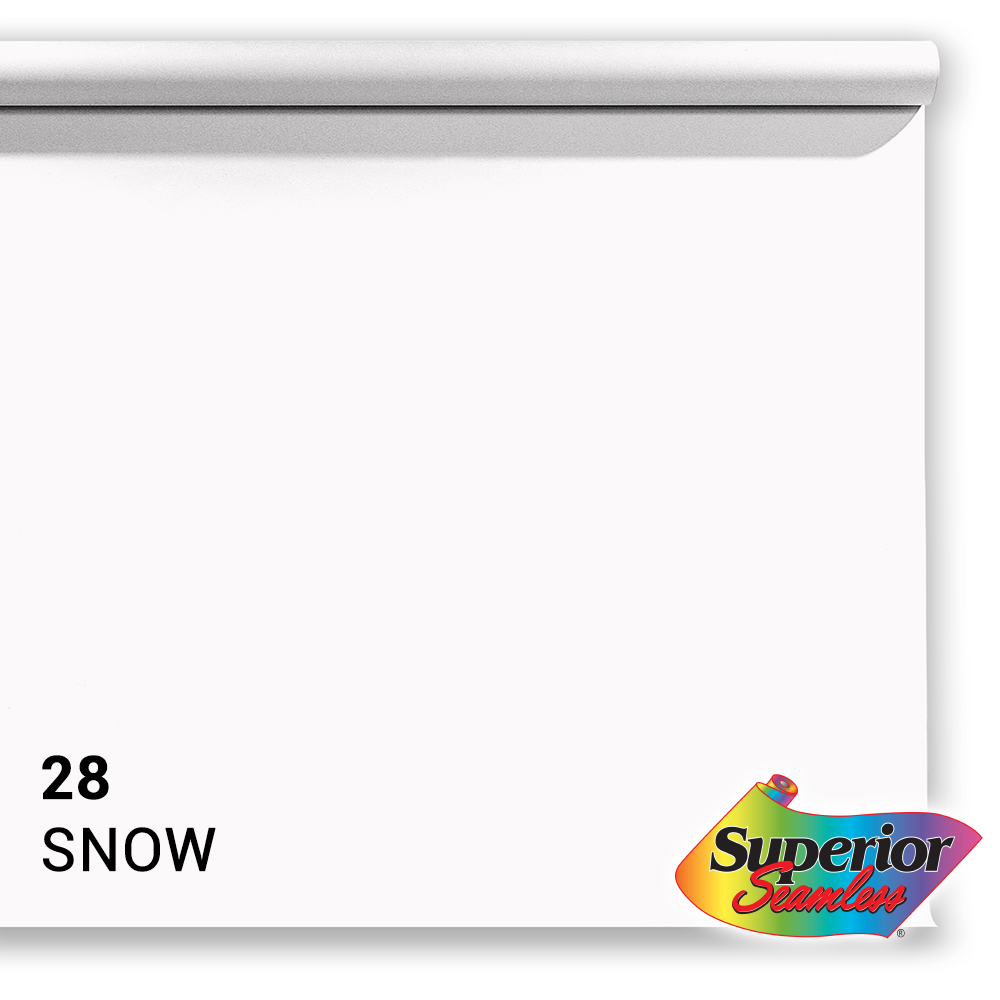Superior Papier de Fond 28 Snow 1,35 x 11m
