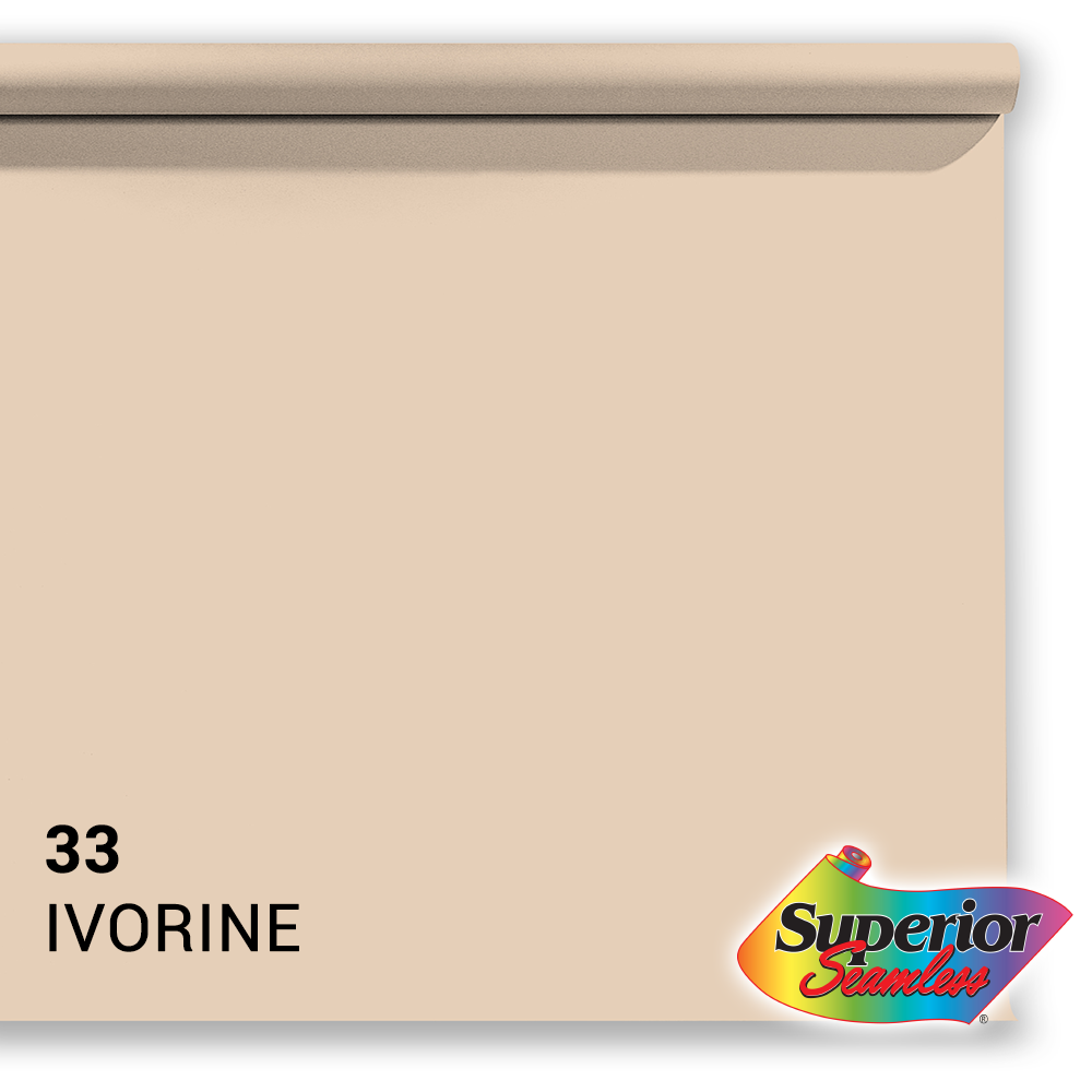 Superior Papier de Fond 33 Ivorine 1,35 x 11m