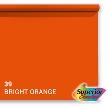 Superior Papier de Fond 39 Bright Orange 1,35 x 11m
