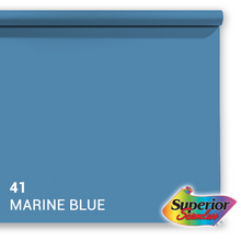 Superior Papier de fond 41 Marine Blue 1,35 x 11m