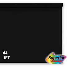 Superior Papier de Fond 44 Jet Noir 1,35 x 11m