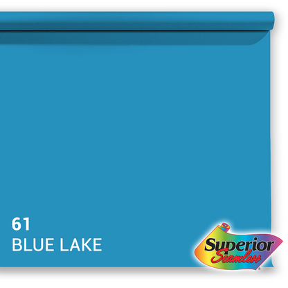 Superior Papier de fond 61 Blue Lake 1,35 x 11m