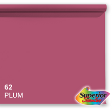 Superior Papier de Fond 62 Prune 1,35 x 11m