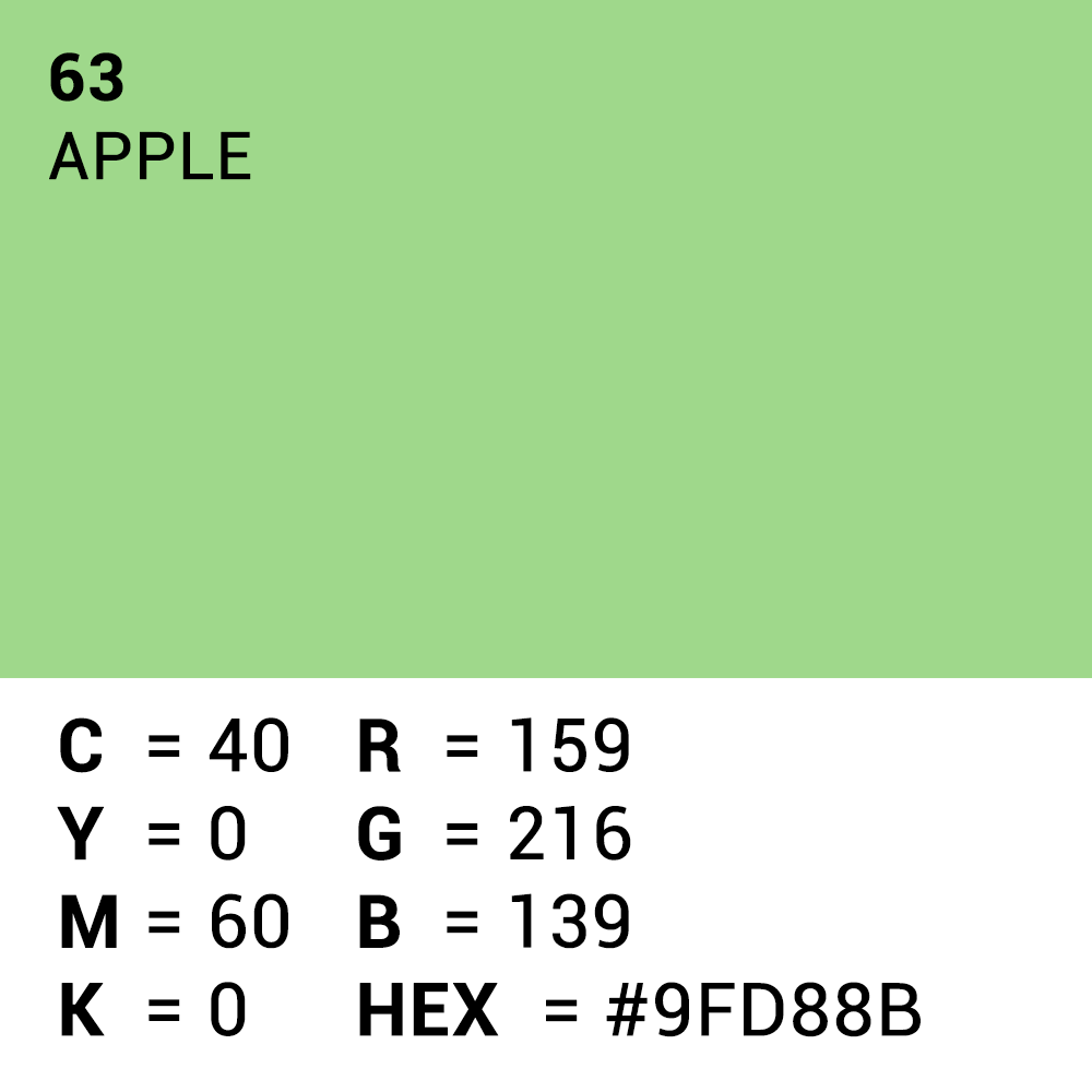 Superior Papier de Fond 63 Apple 1,35 x 11m — 5