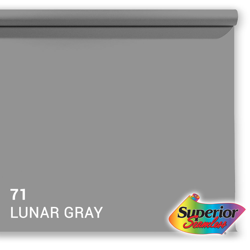 Superior Papier de Fond 71 Lunar Gray 1,35 x 11m