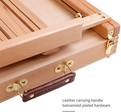 Meeden Studio Sketchbox Table Easel with Metal Lined Drawer