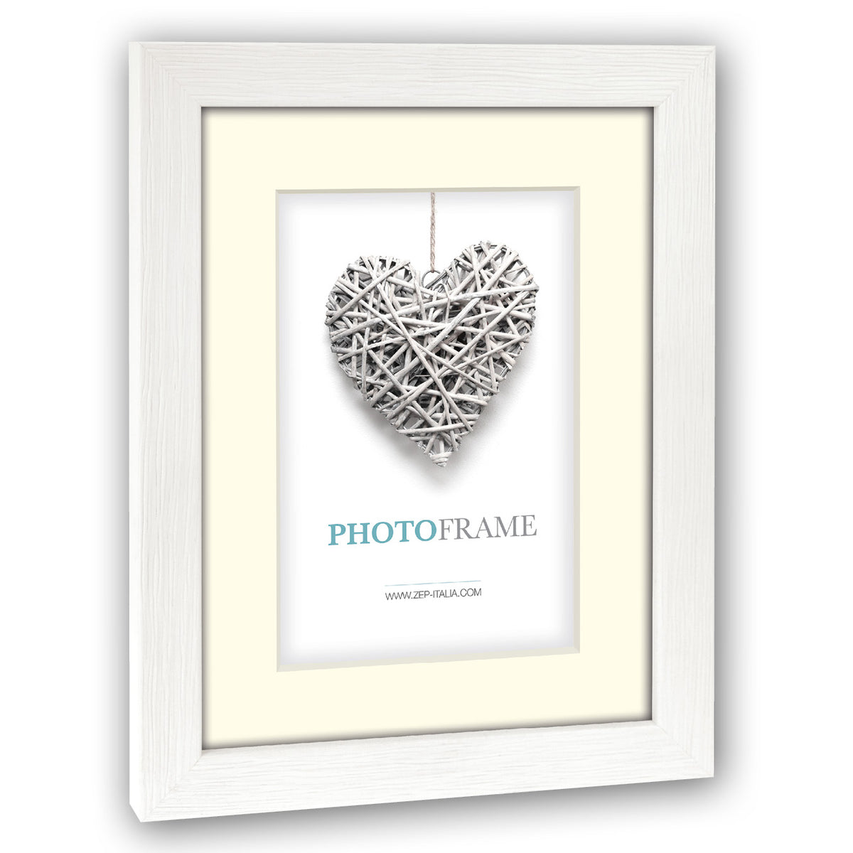 Zep Cadre Photo V32184 Regent 4 Blanc 13x18 / 18x24 cm
