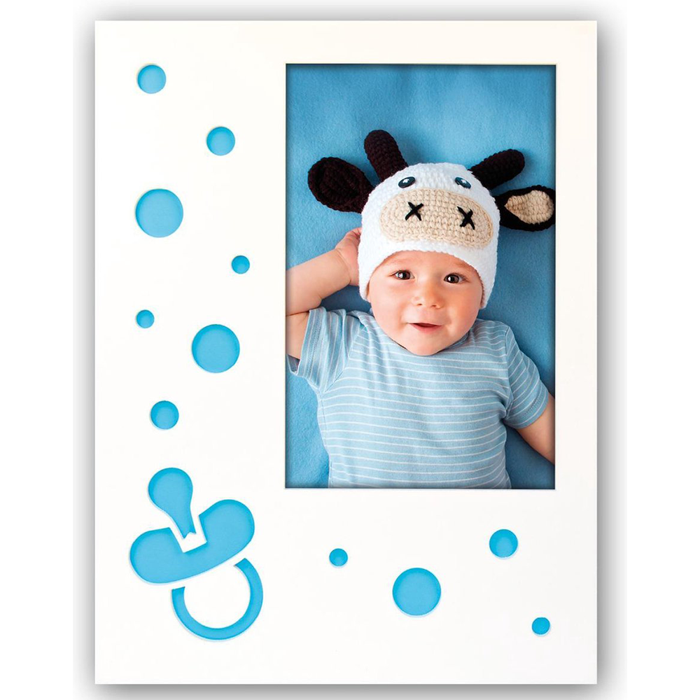 Cadre Photo bebe Zep WP0157B Nicola Bleu 13x18 cm