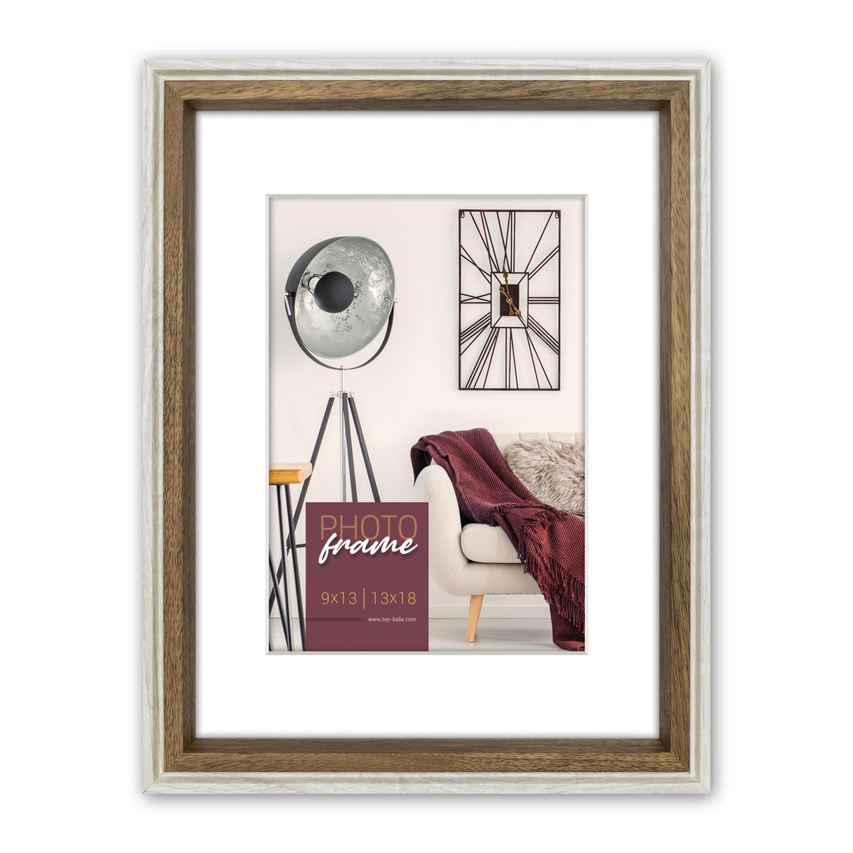 Zep Cadre Photo DN723W Palmi White 15x20 / 20x30 cm