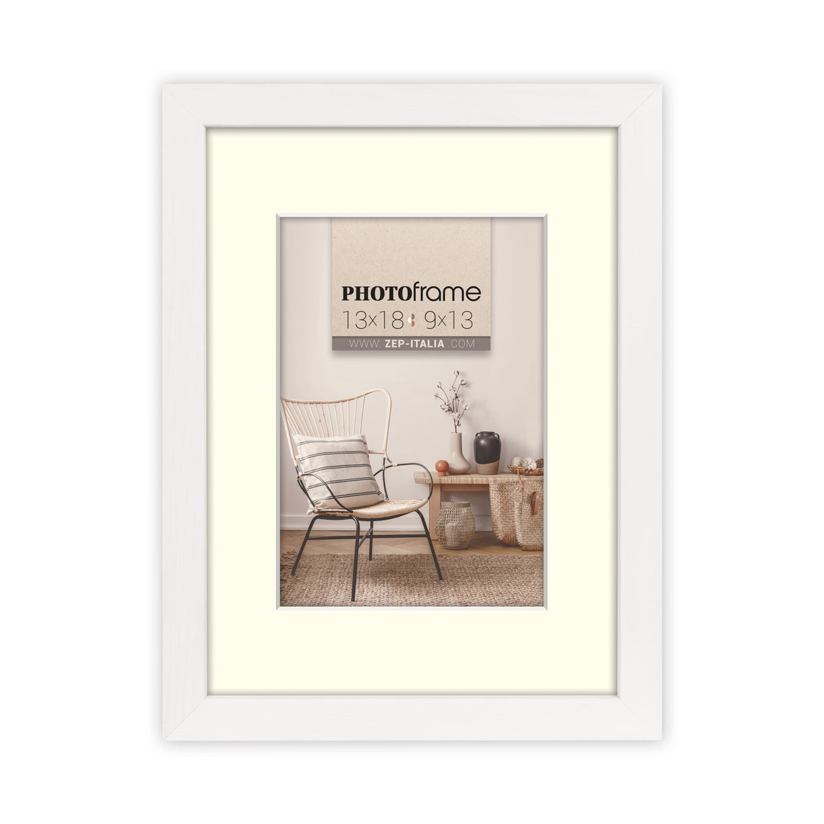 Zep Cadre Photo V4523W Malmo White 15x20 / 20x30 cm
