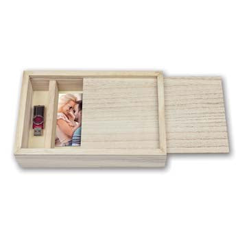 Zep cadre photo Boîte de Rangement Marron USB CX7568 pour Photo 15x20 cm — 2