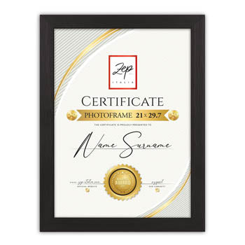Zep cadre photo V4721N Certificat Marron 21x29,7 cm