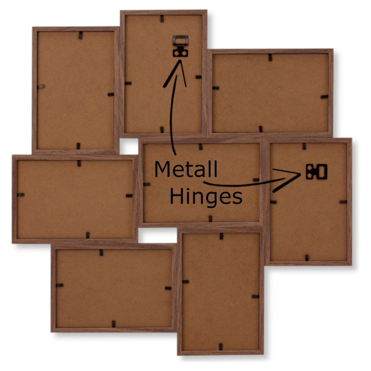 Zep Multi Cadre Photo MP150 Stockholm Dark Brown 8x10x15 cm — 5