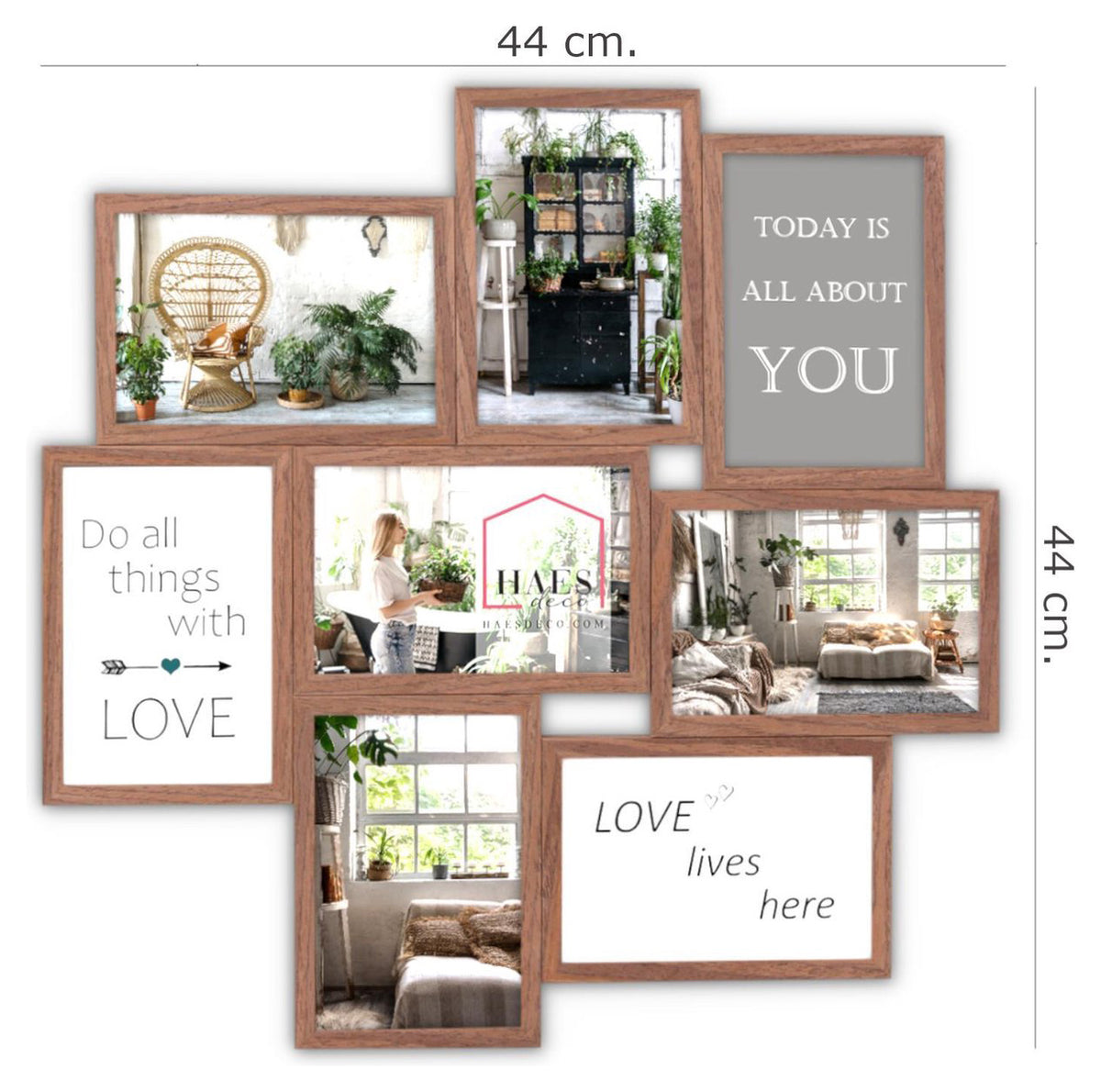 Zep Multi Cadre Photo MP150 Stockholm Dark Brown 8x10x15 cm — 6