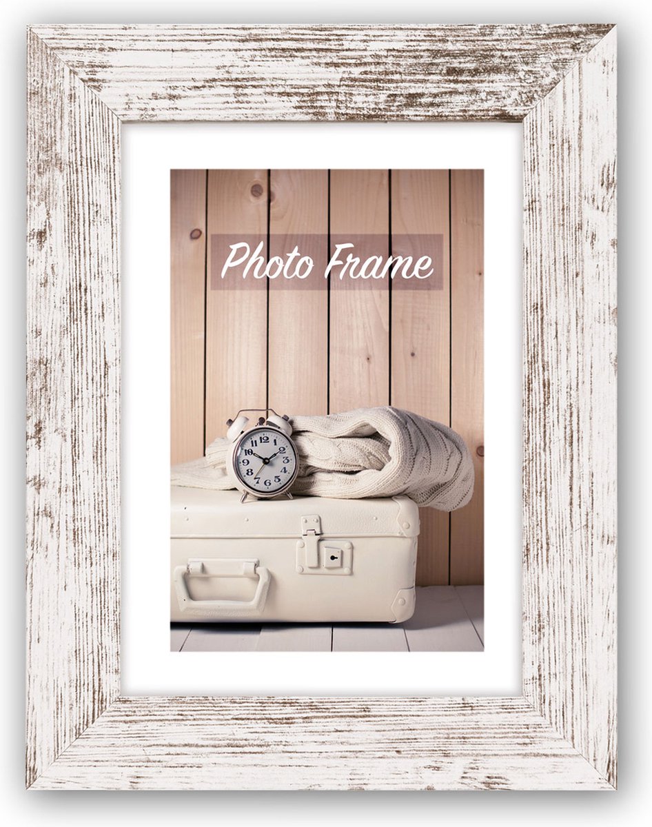Zep Cadre Photo V21546 Nelson 6 White Wash 40x50/45x55 cm